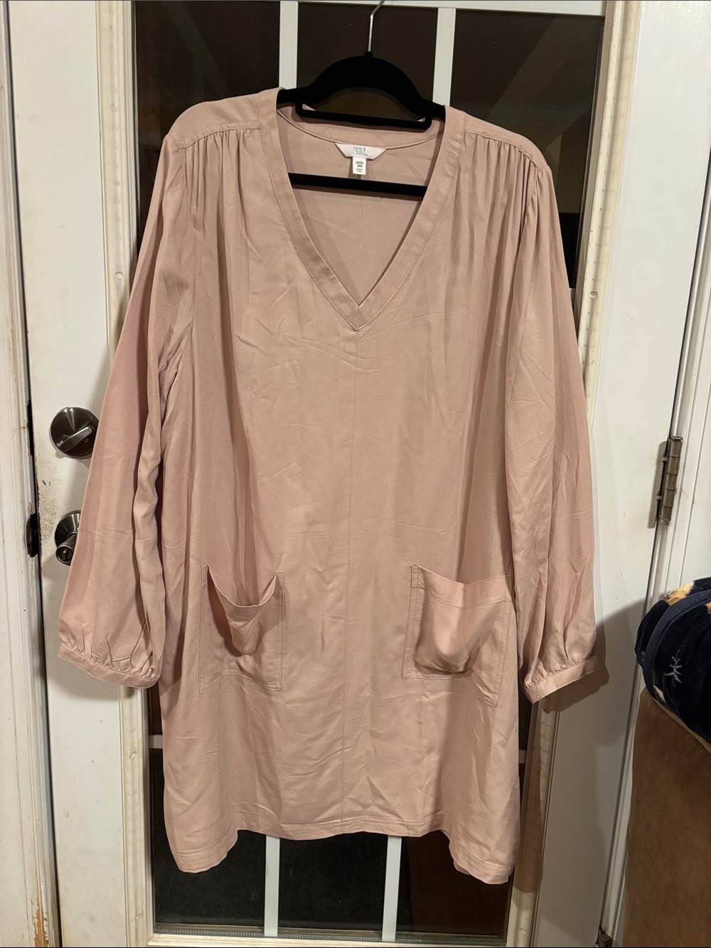 Time and Tru Tan Khaki Dress NWT Size XXXL 3X 22 Originally from Walmart